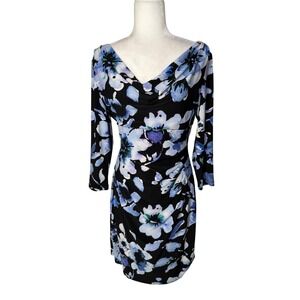 lauren ralph lauren floral ruched jersey dress Lauren Ralph Lauren Women's Floral Twist-Front Jersey Dress